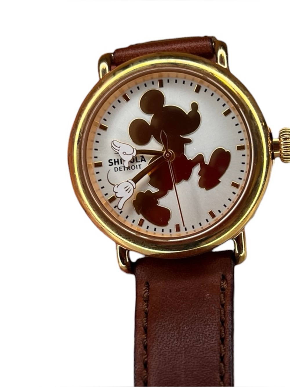 Shinola X Disney Mickey Classics Collection Bedrock Watch, MSRP $850